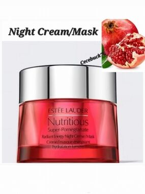 🌺Estee lauder Night Cream/Face Mask Nutritious Super Radiant Pomegranate